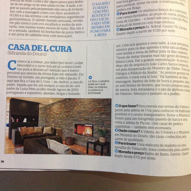 Casa De L Cura ξενώνας Miranda do Douro Εξωτερικό φωτογραφία
